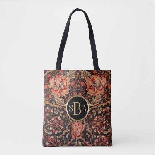 William Morris Honeysuckle Floral Pattern Tasche (Vorderseite)