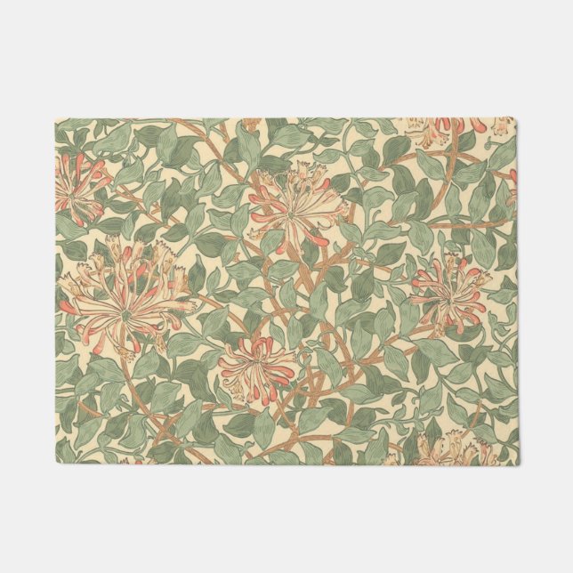 William Morris Honeysuckle Fußmatte (Vorderseite)