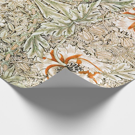 WILLIAM MORRIS : HONEYSUCKLE GESCHENKPAPIER (Ecke)