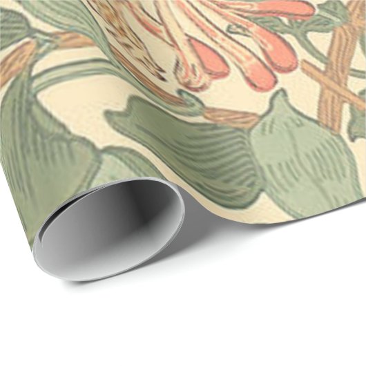 William Morris Honeysuckle Geschenkpapier (Rolleneckpunkt)