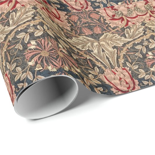 William Morris Honeysuckle Geschenkpapier (Rolleneckpunkt)