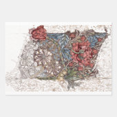 WILLIAM MORRIS : HONEYSUCKLE GESCHENKPAPIER SET (Vorderseite 2)