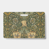 William Morris Honeysuckle Green Ausweis (Rückseite)