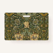 William Morris Honeysuckle Green Ausweis (Rückseite)