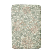 William Morris Honeysuckle Green Badematte (Vorderseite Vertikal)