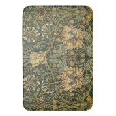William Morris Honeysuckle Green Badematte (Vorderseite Vertikal)