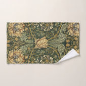 William Morris Honeysuckle Green Badhandtuch Set (Handtuch)