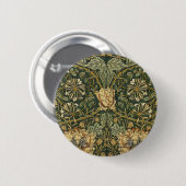 William Morris Honeysuckle Green Button (Vorne & Hinten)