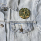 William Morris Honeysuckle Green Button (Beispiel)