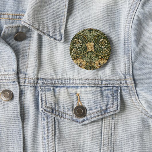 William Morris Honeysuckle Green Button (Beispiel)