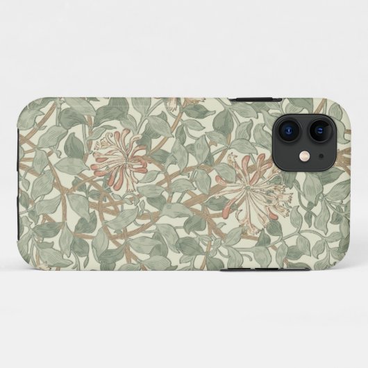 William Morris Honeysuckle Green Case-Mate iPhone Hülle (Rückseite (Horizontal))