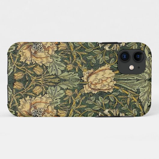 William Morris Honeysuckle Green Case-Mate iPhone Hülle (Rückseite (Horizontal))