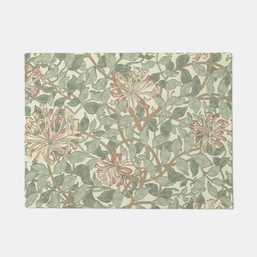 William Morris Honeysuckle Green Fußmatte (Vorderseite)