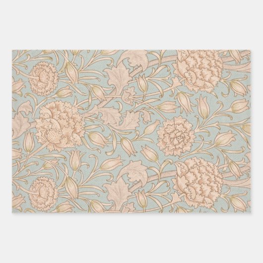 William Morris Honeysuckle Green Geschenkpapier Set (Vorderseite 2)