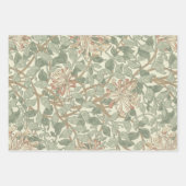 William Morris Honeysuckle Green Geschenkpapier Set (Vorderseite)