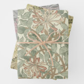 William Morris Honeysuckle Green Geschenkpapier Set (Beispiel)