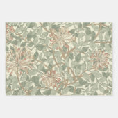 William Morris Honeysuckle Green Geschenkpapier Set (Vorderseite)