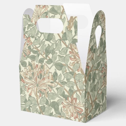 William Morris Honeysuckle Green Geschenkschachtel (Geöffnet)