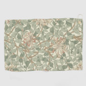 William Morris Honeysuckle Green Golfhandtuch (Horizontal)