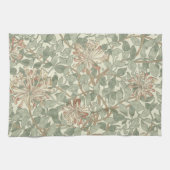 William Morris Honeysuckle Green Handtuch (Horizontal)