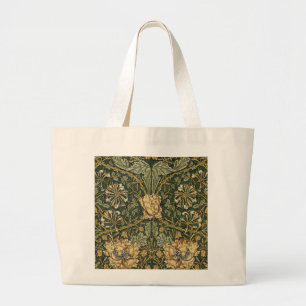 William Morris Honeysuckle Green Jumbo Stoffbeutel