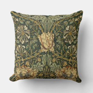 William Morris Honeysuckle Green Kissen