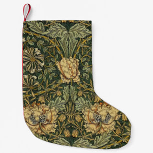 William Morris Honeysuckle Green Kleiner Weihnachtsstrumpf