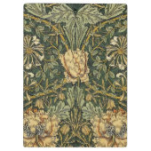 William Morris Honeysuckle Green Klemmbrett (Rückseite)