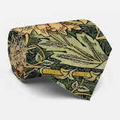William Morris Honeysuckle Green Krawatte (Gerollt)