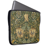 William Morris Honeysuckle Green Laptopschutzhülle (Vorne Rechts)