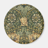 William Morris Honeysuckle Green Magnet (Vorne)