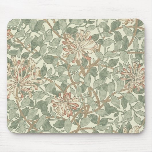 William Morris Honeysuckle Green Mousepad (Vorne)