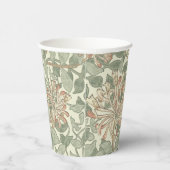 William Morris Honeysuckle Green Pappbecher (Rechts)