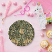 William Morris Honeysuckle Green Pappteller (Party)