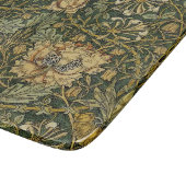 William Morris Honeysuckle Green Schneidebrett (Ecke)