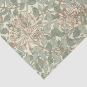 William Morris Honeysuckle Green Seidenpapier (Ausschnitt)