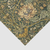 William Morris Honeysuckle Green Seidenpapier (Ausschnitt)