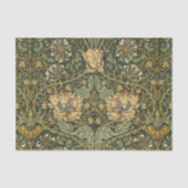 William Morris Honeysuckle Green Seidenpapier (Vorderseite)