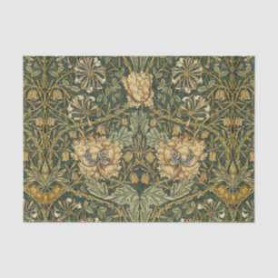 William Morris Honeysuckle Green Seidenpapier