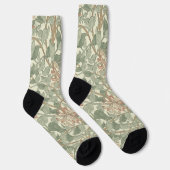William Morris Honeysuckle Green Socken (Rechts)