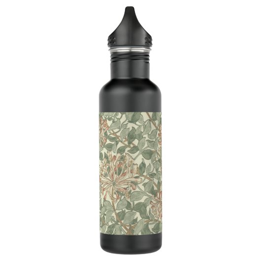 William Morris Honeysuckle Green Trinkflasche (Links)