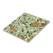 William Morris - Honeysuckle Green und Gold Fliese (Seite)