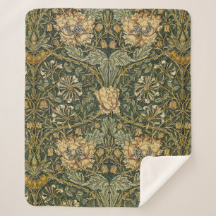William Morris Honeysuckle Green Yellow Sherpadecke
