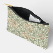 William Morris Honeysuckle Green Zubehörtasche (Offen)