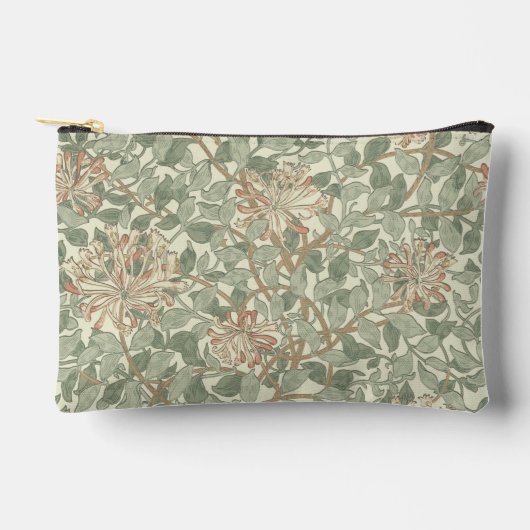 William Morris Honeysuckle Green Zubehörtasche (Vorderseite)