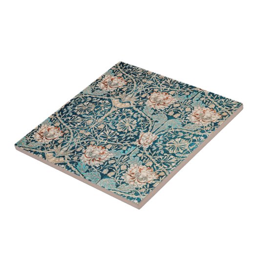 WILLIAM MORRIS "HONEYSUCKLE" KERAMIK TITEL FLIESE (Seite)