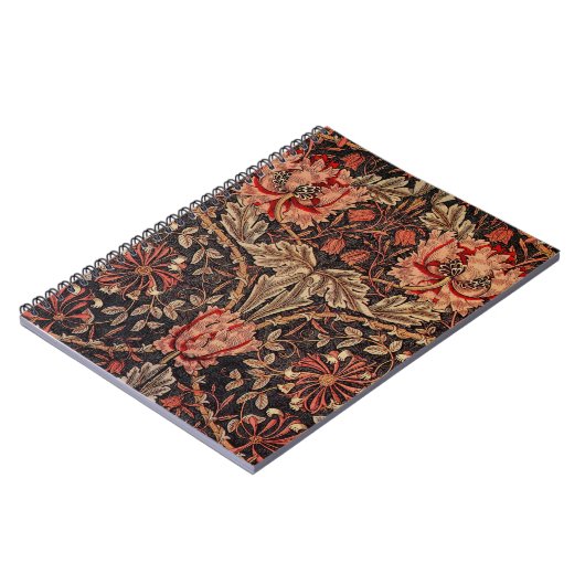 William Morris Honeysuckle Pattern Notizblock (Linke Seite)