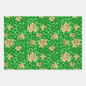 William Morris Honeysuckle, Pink. Rot, Pfirsich Geschenkpapier Set (Vorderseite 3)