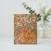 William Morris Honeysuckle Postkarte (Stehend Vorderseite)