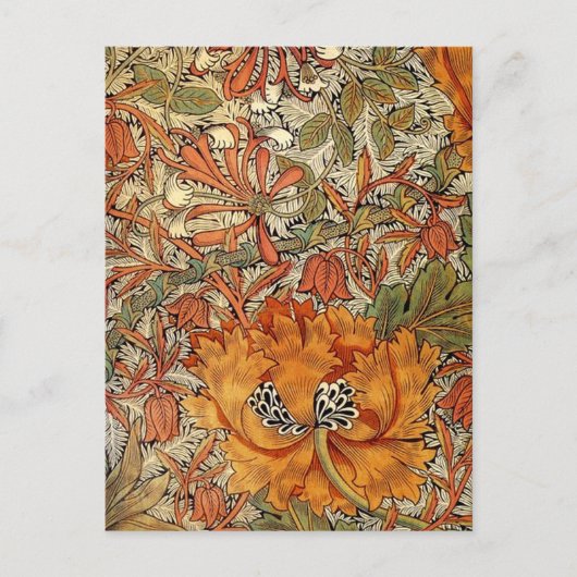 William Morris Honeysuckle Postkarte (Vorderseite)